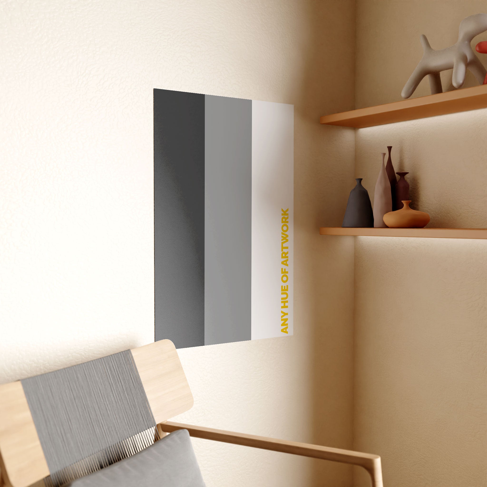 Paper Poster on the Wall Mockup Bundle - Editioned Collection