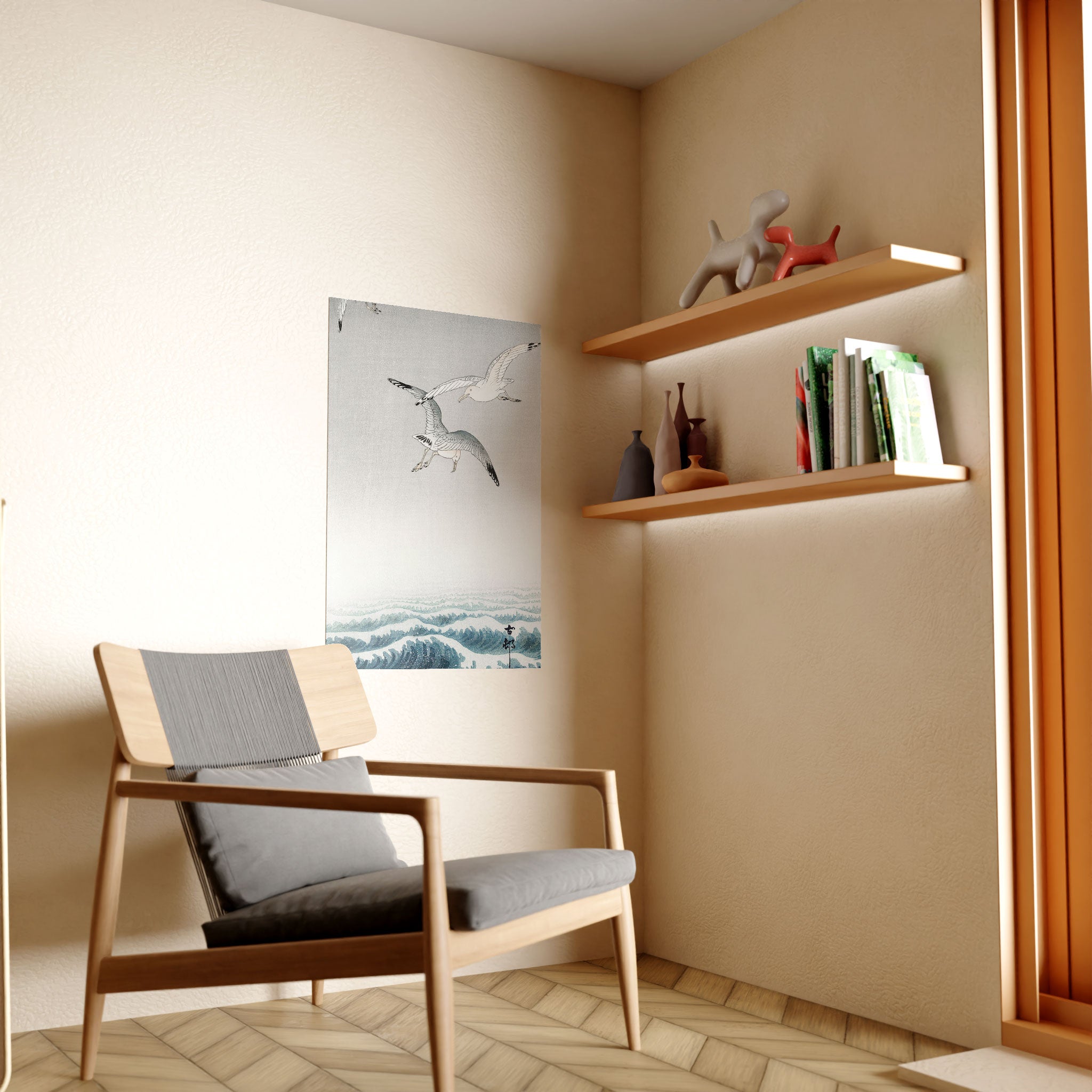 Paper Poster on the Wall Mockup Bundle - Editioned Collection