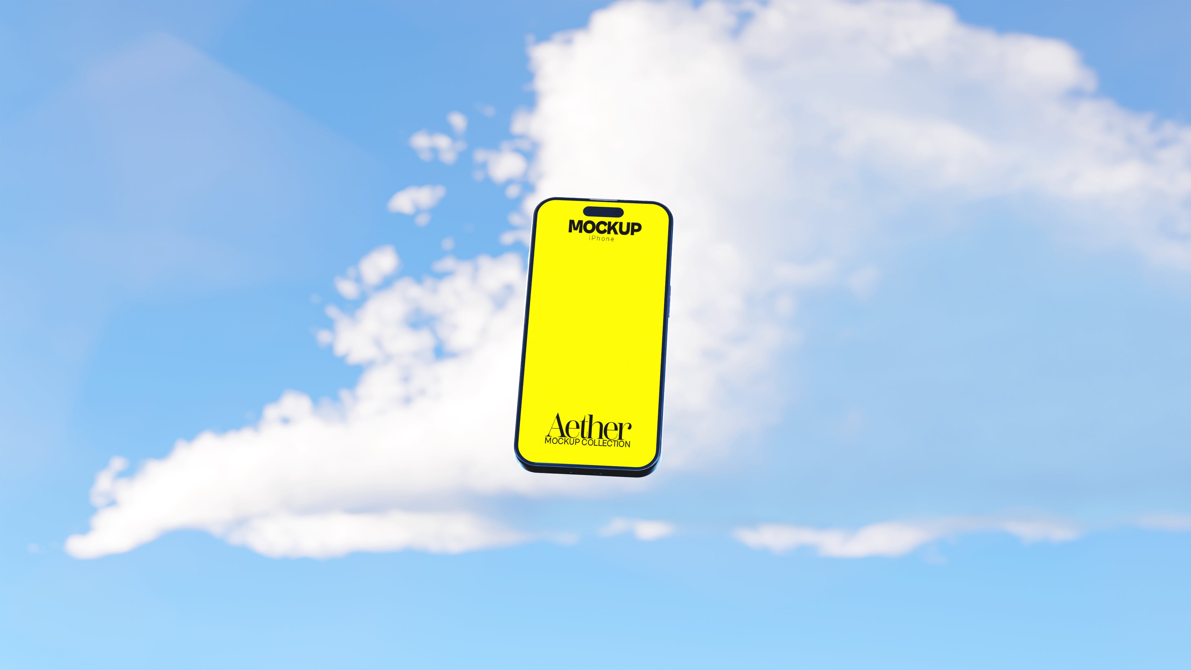 iPhone Screen Mockup Bundle – Aether Collection (3 PSD)