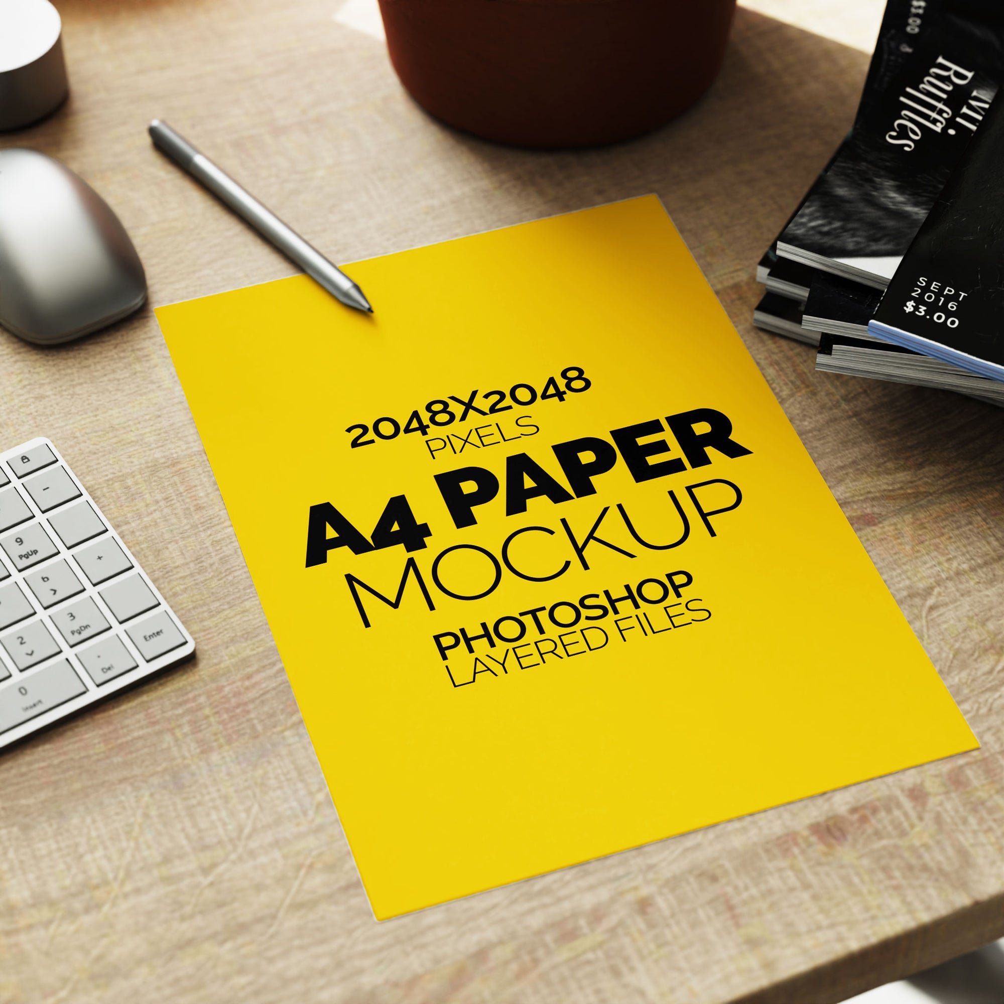 A4 Paper Mockup Bundle - Editioned Collection