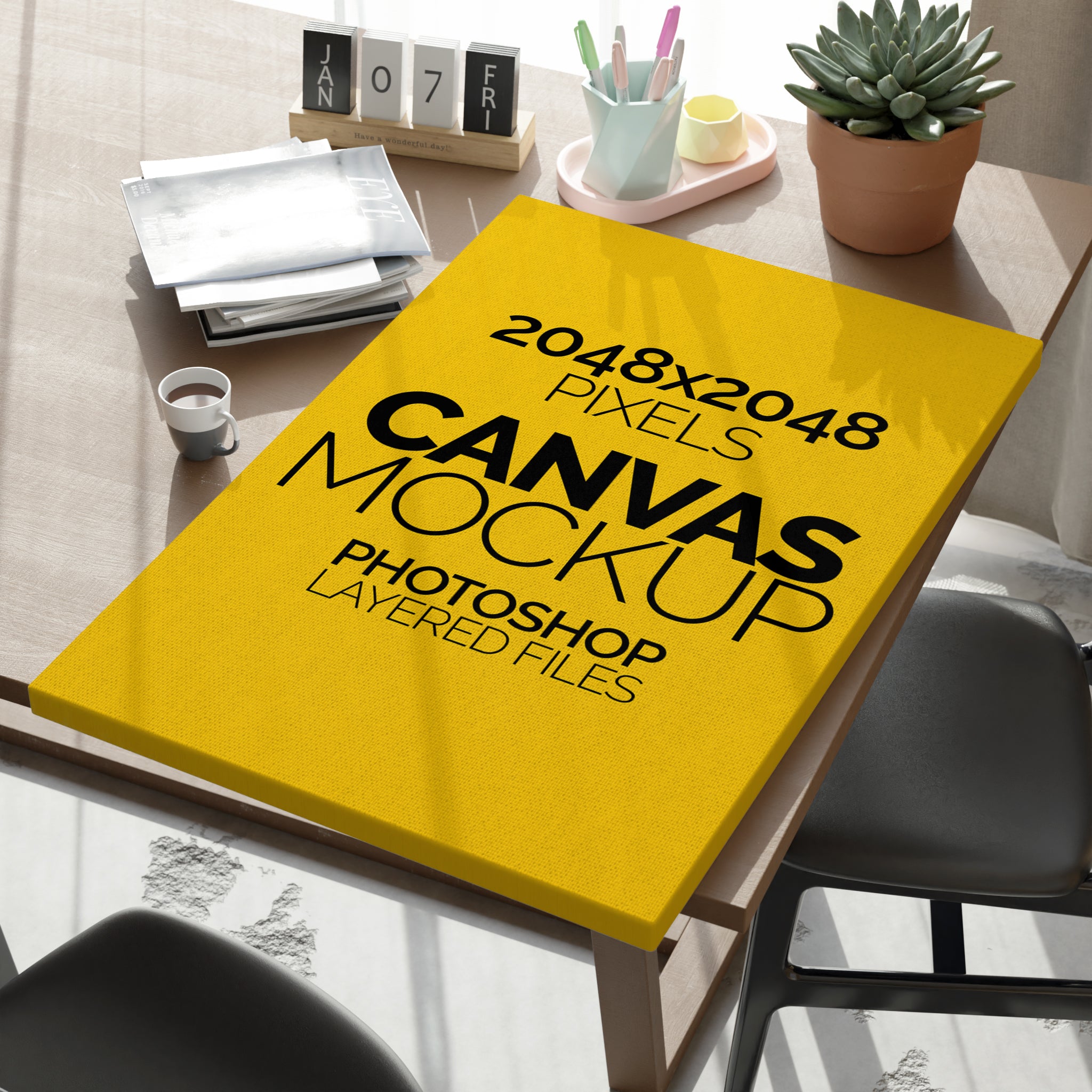 Canvas Artwork Mockup Bundle - Editioned Collection