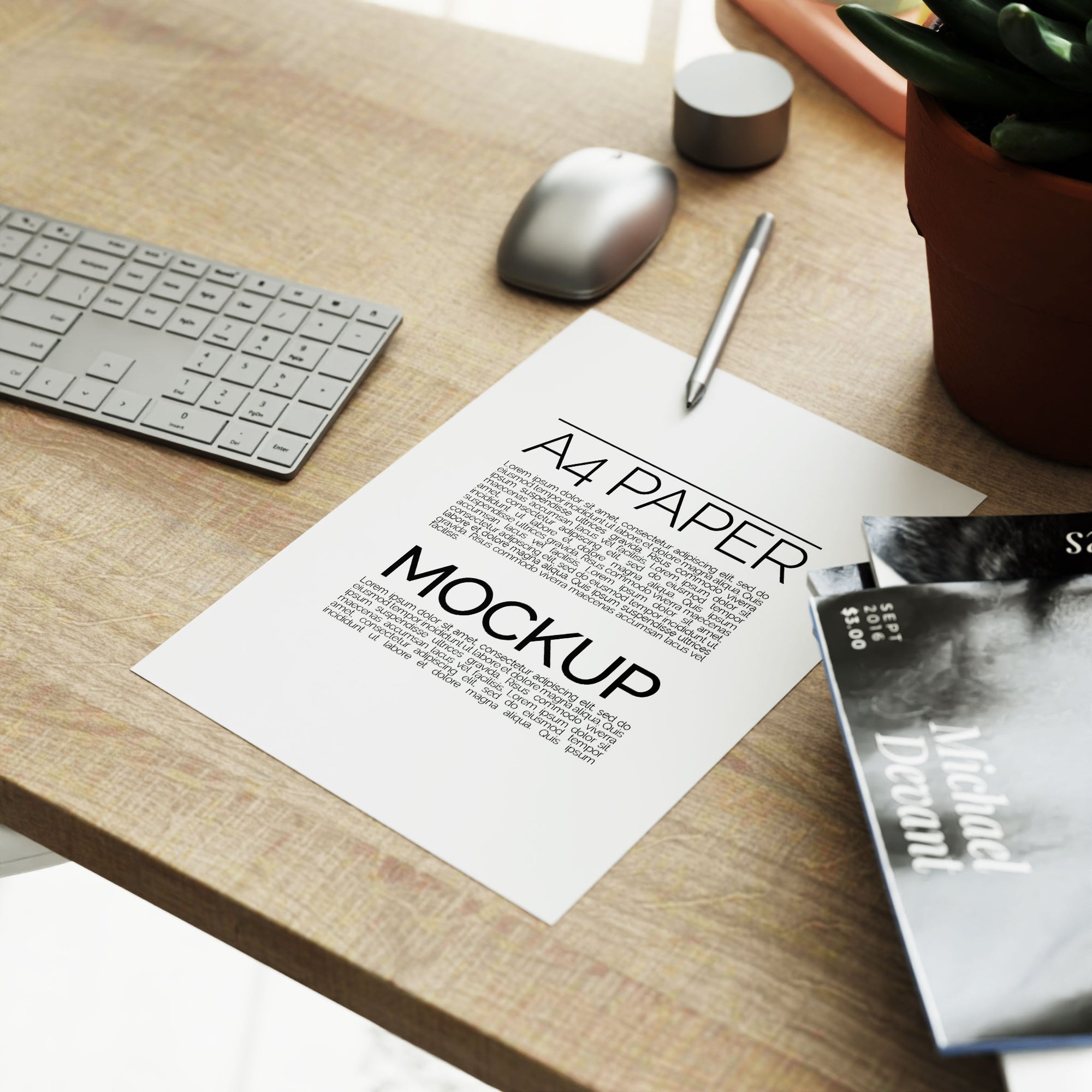 A4 Paper Mockup Bundle - Editioned Collection