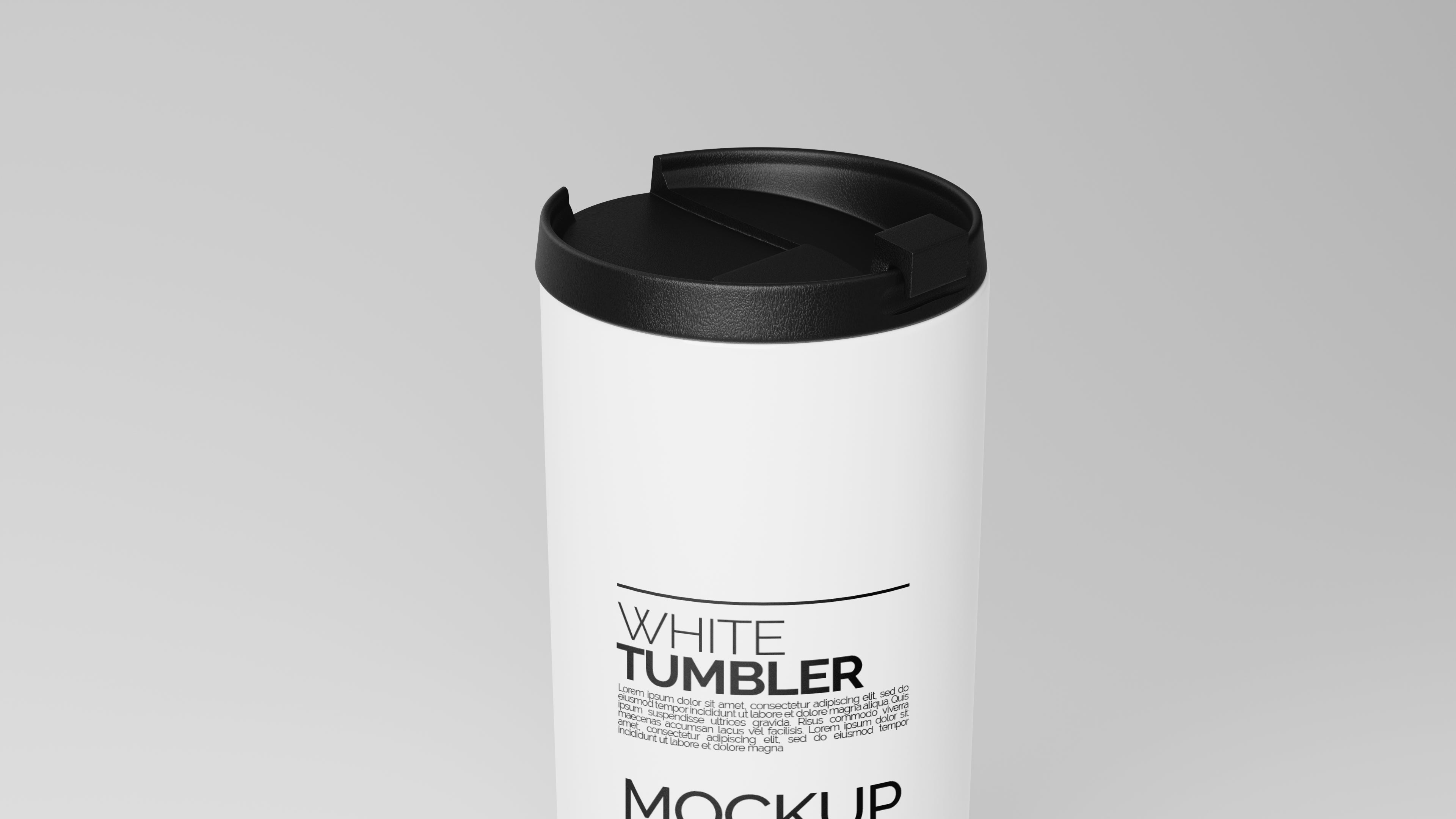 Straight Shaped Silver Sublimation Tumbler Mockup Bundle – 5 PSDs - Studioform Collection