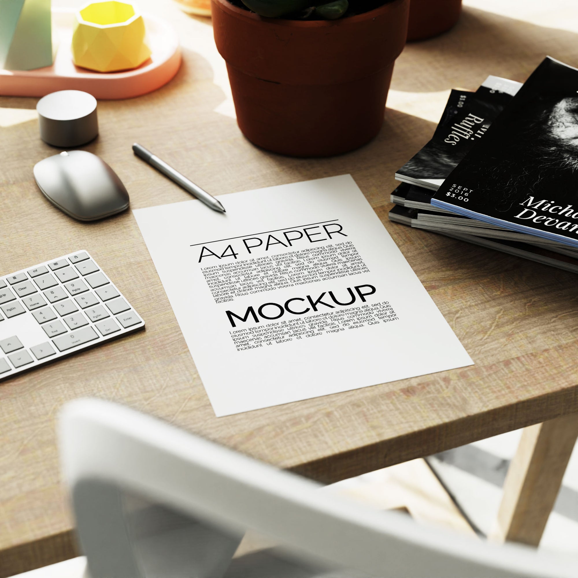 A4 Paper Mockup Bundle - Editioned Collection