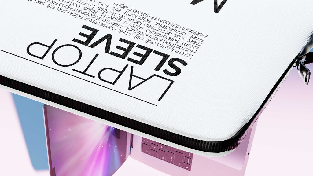 Sublimation Laptop Sleeve Mockup Bundle - 5 PSD Files