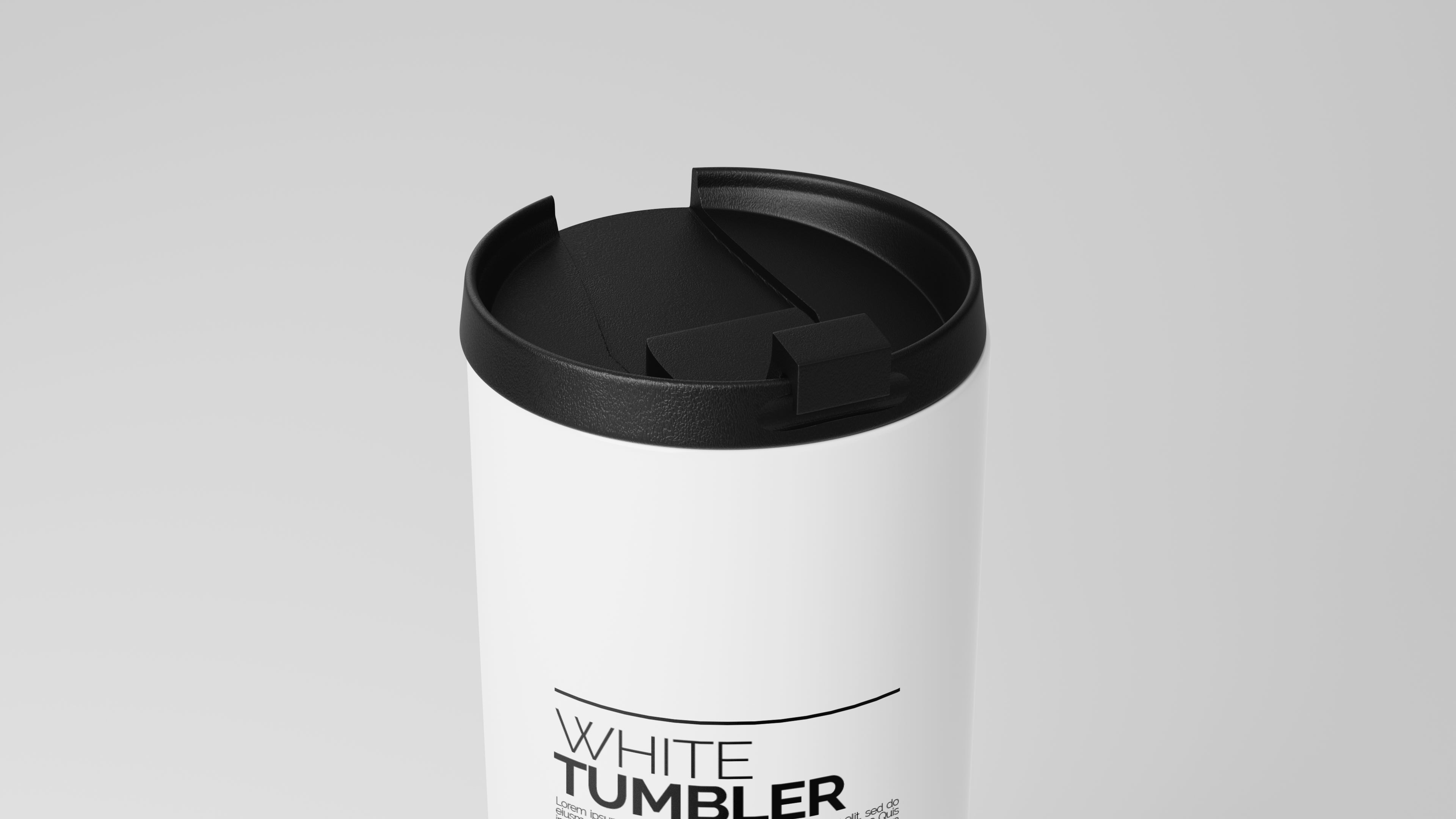 Straight Shaped White Sublimation Tumbler Mockup Bundle – 5 PSDs - Studioform Collection