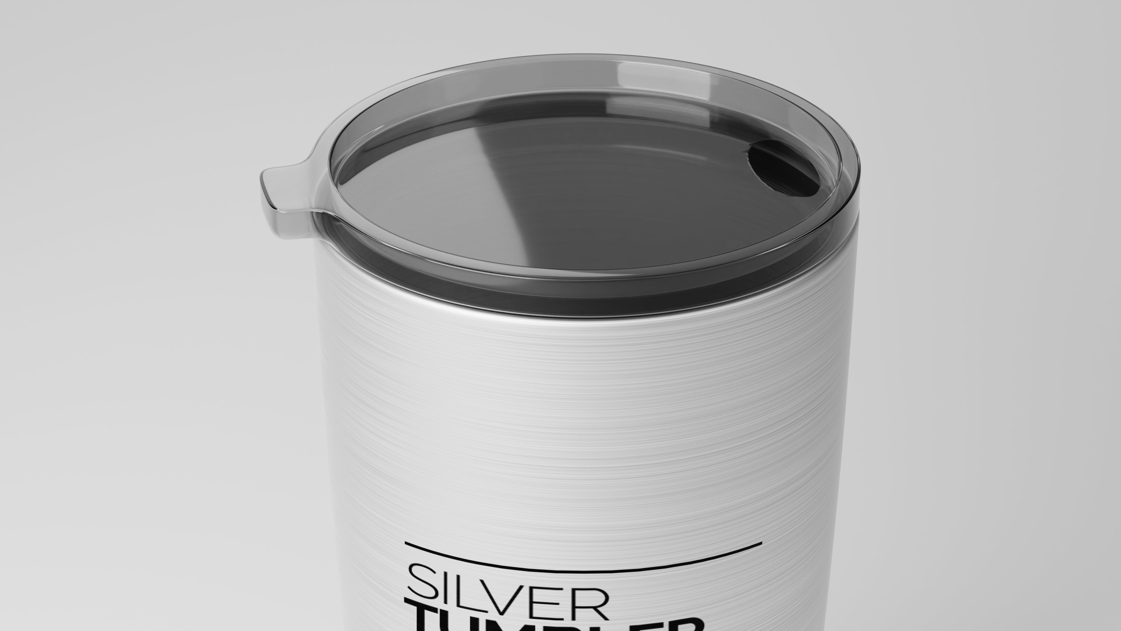 Cone Shaped Silver Sublimation Tumbler Mockup Bundle – 5 PSDs - Studioform Collection