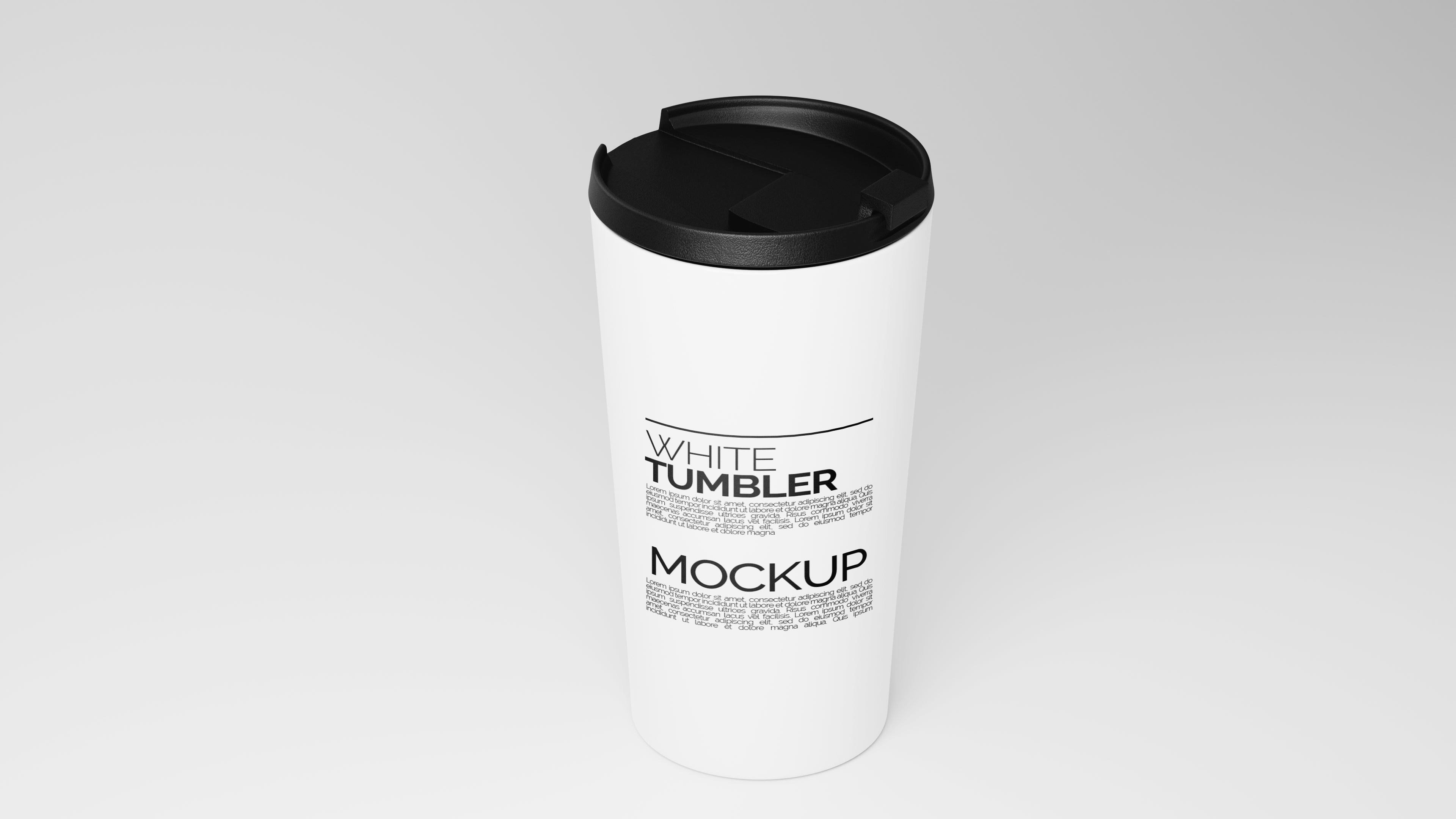 Cone Shaped White Sublimation Tumbler Mockup Bundle – 5 PSDs - Studioform Collection