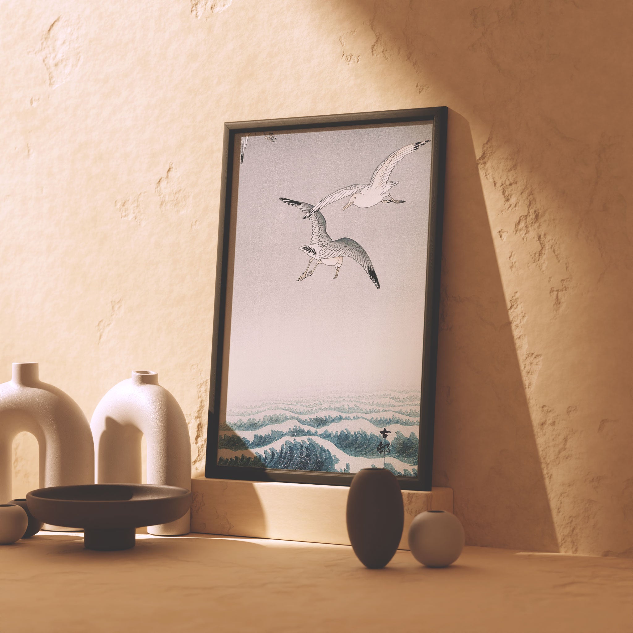 Framed Artwork on the floor Mockup Bundle - Editioned Collection