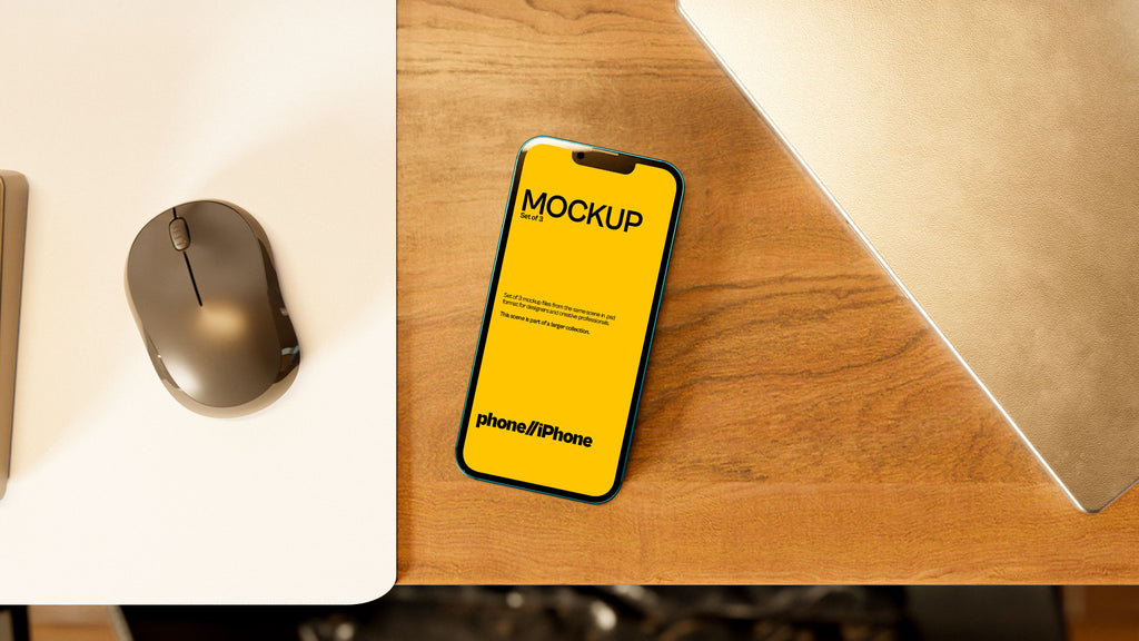 iPhone Screen Mockup Bundle – Starbound Collection (3 PSD)