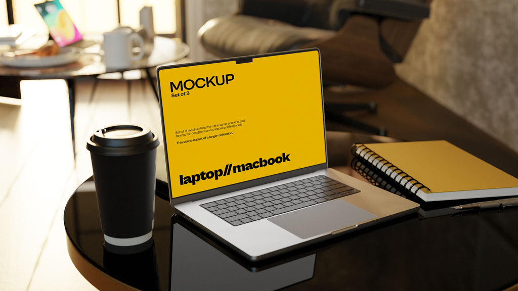 MacBook Screen Mockup Bundle – Polo Collection (3 PSD)