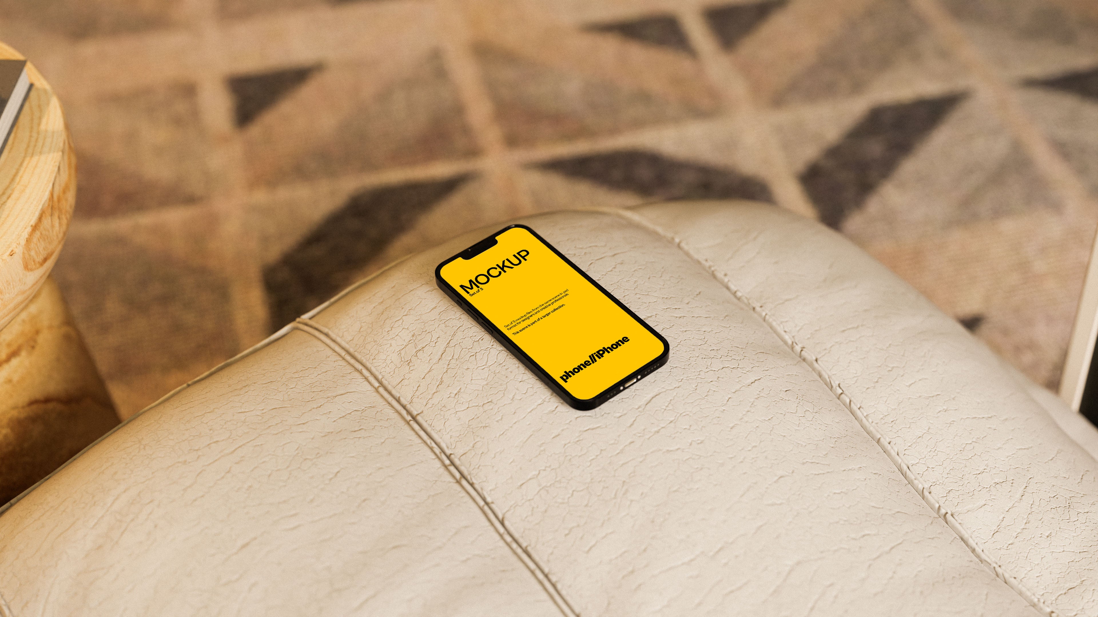 iPhone Screen Mockup Bundle – Verdant Collection (3 PSD)