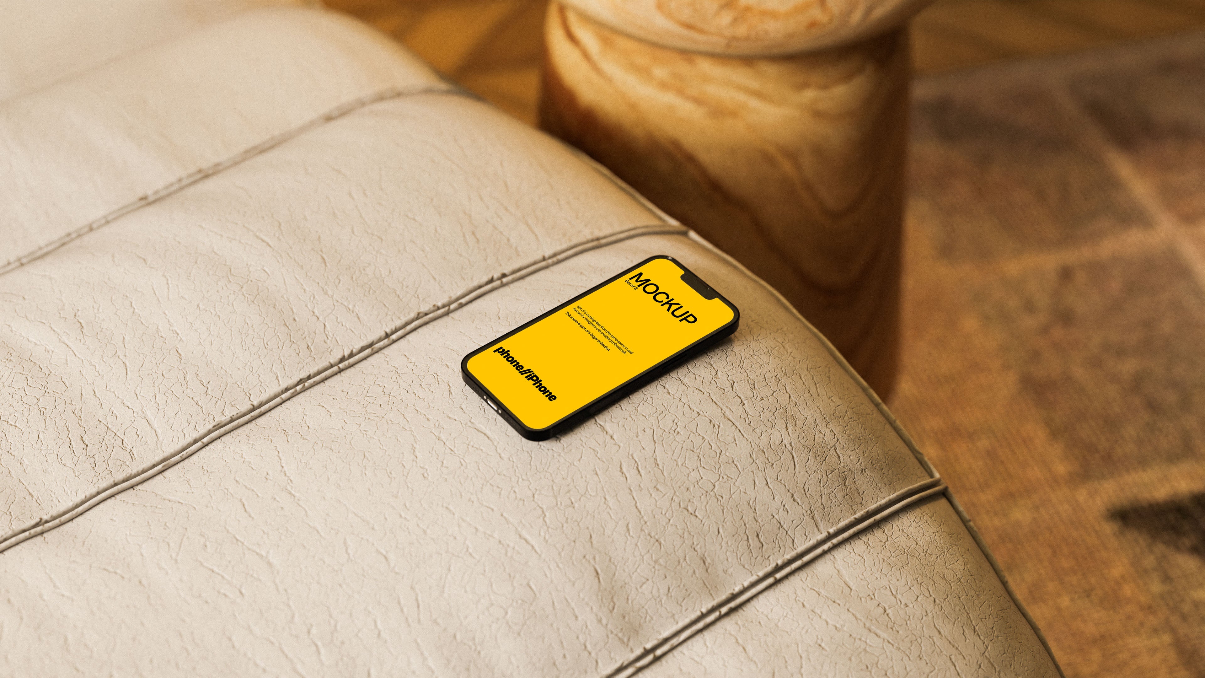 iPhone Screen Mockup Bundle – Verdant Collection (3 PSD)