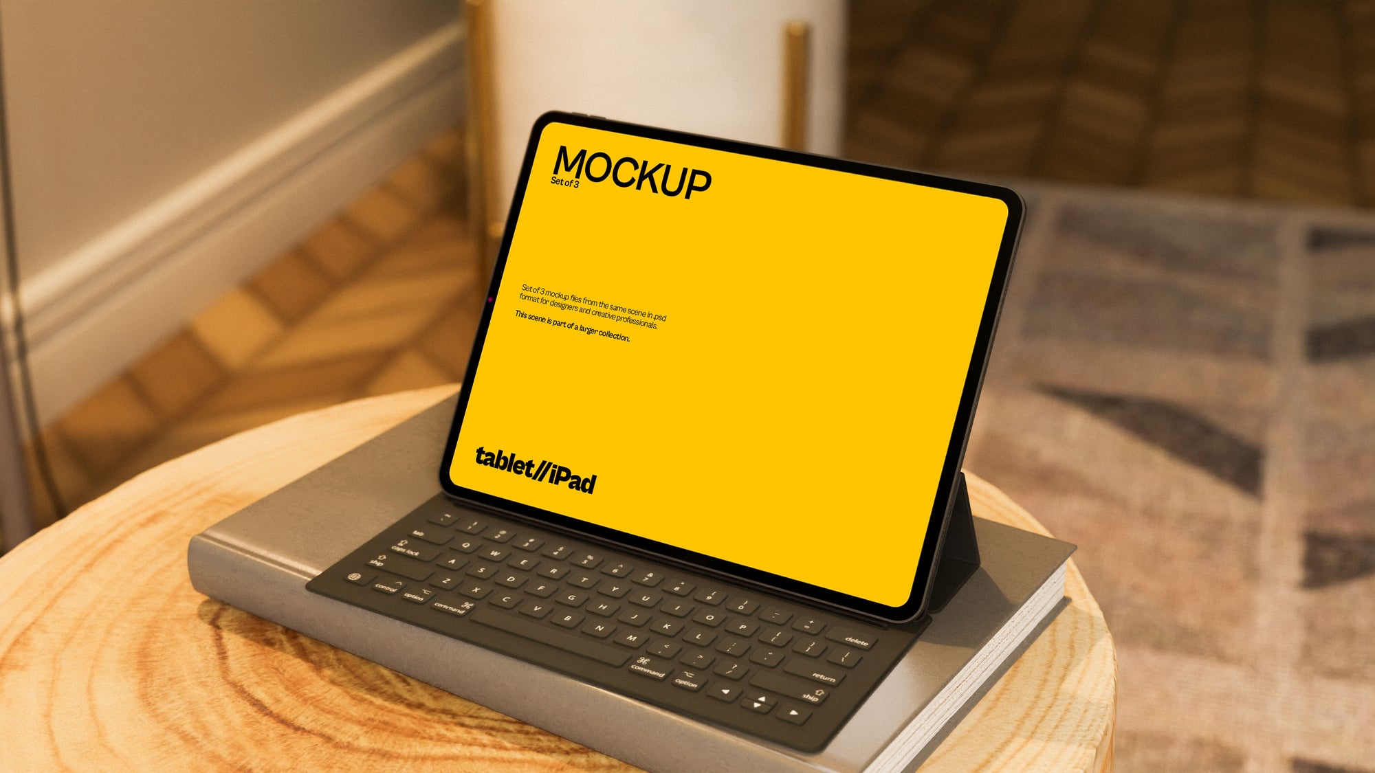 iPad Screen Mockup Bundle – Verdant Collection (3 PSD)