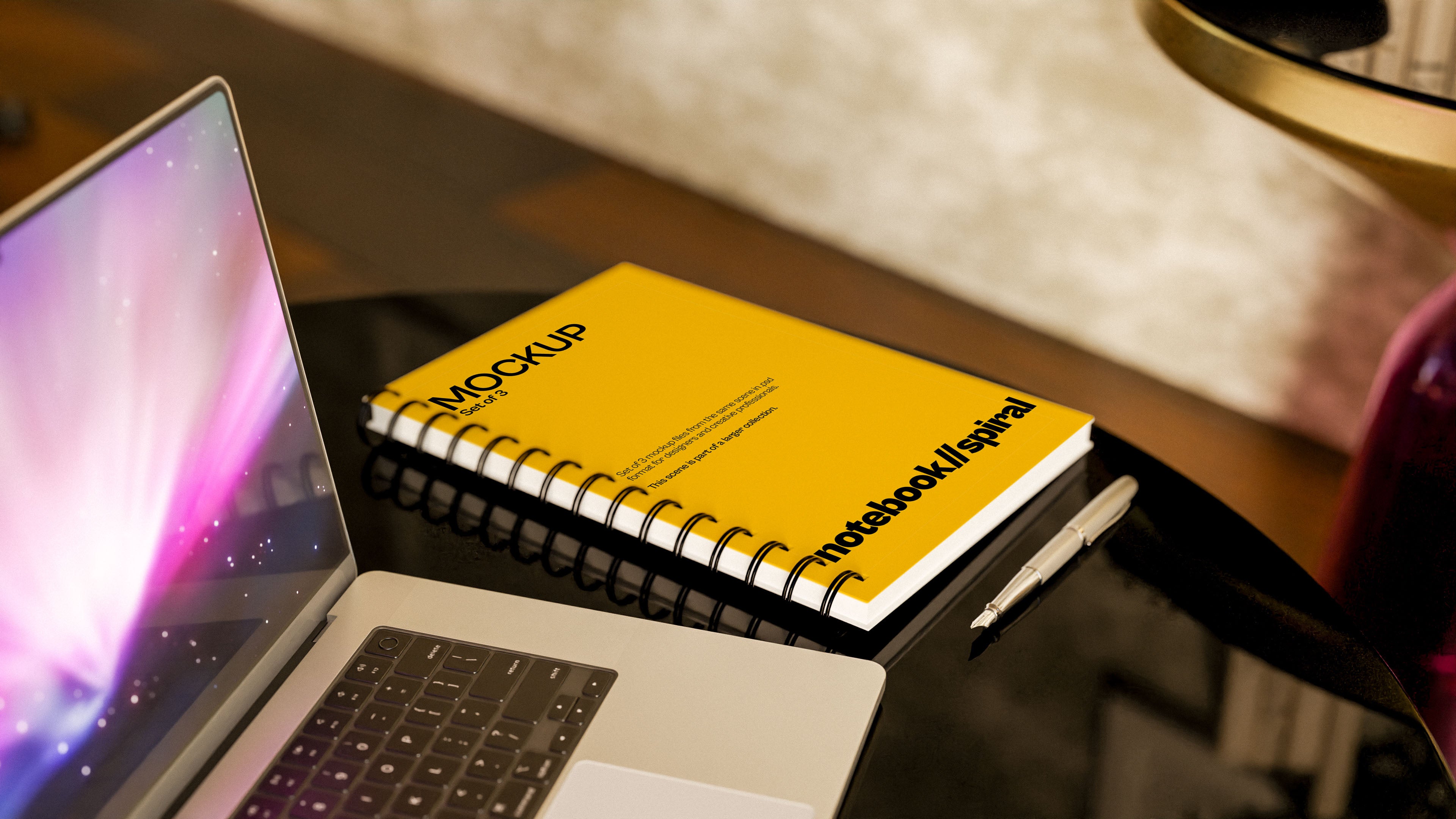 Spiral Notebook Mockup Bundle – Polo Collection (3 PSD)