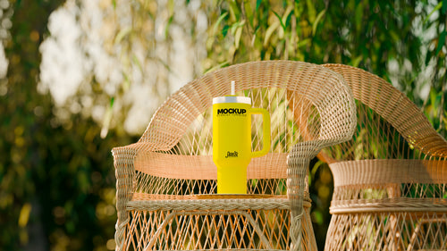 Large Handle Tumbler Mockup Bundle – Arbor Collection (4 PSD)