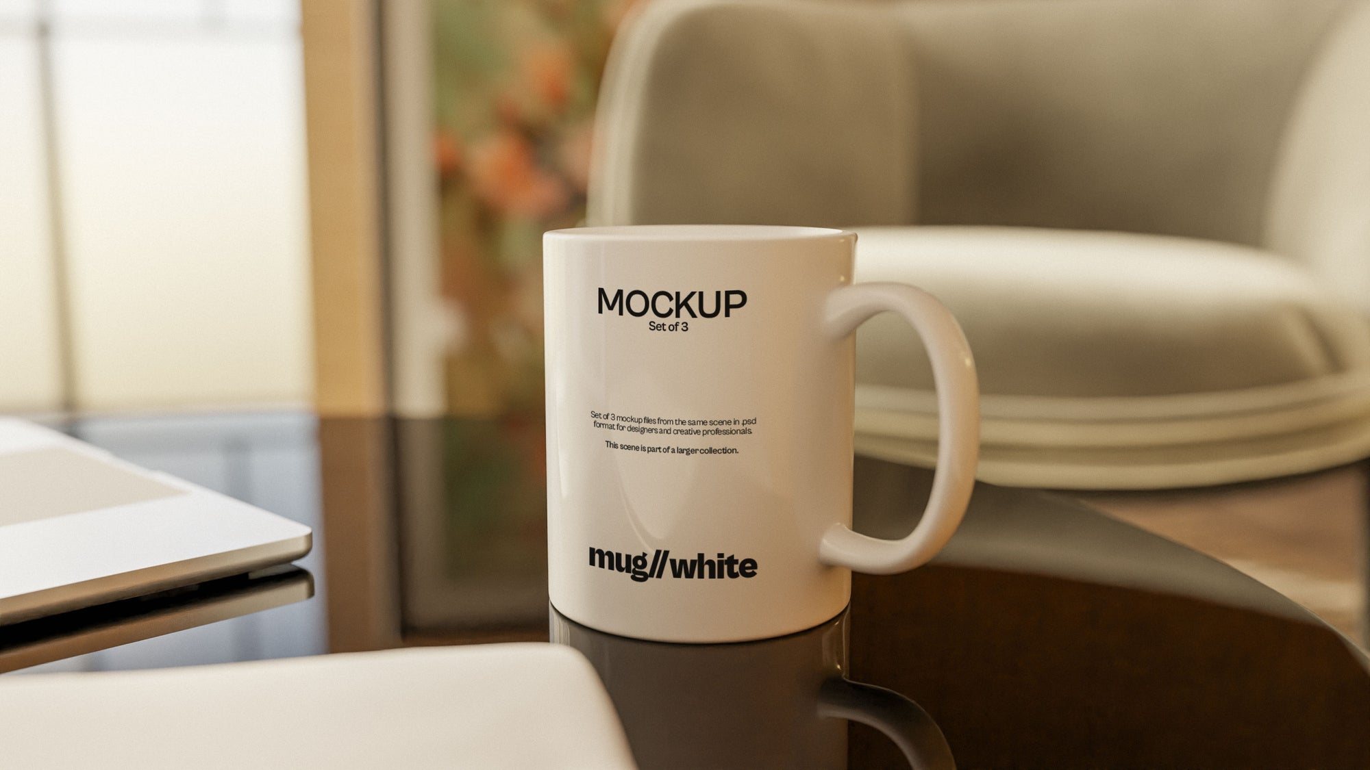 White Coffee Mug Mockup Bundle – Halcyon Collection (3 PSD)