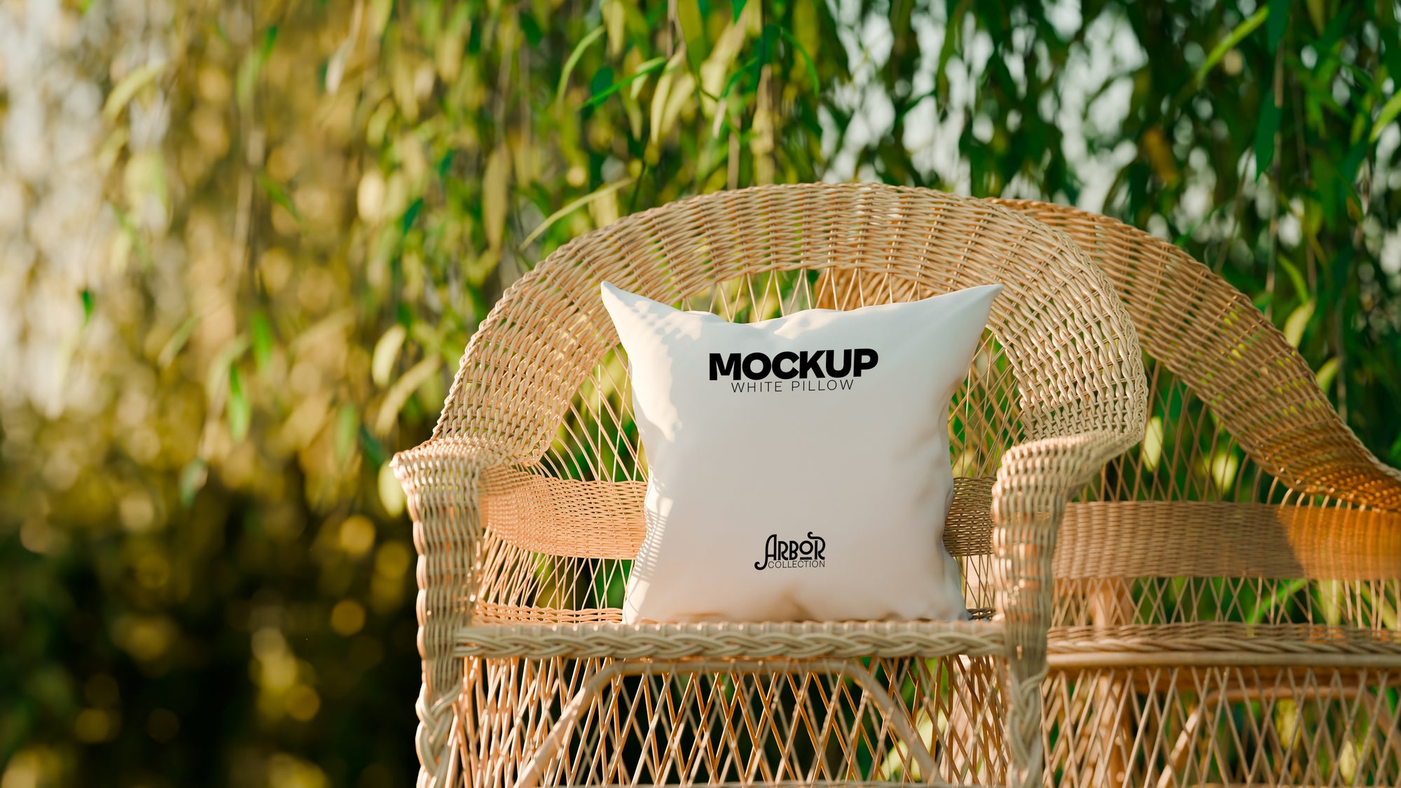 White Throw Pillow Mockup Bundle – Arbor Collection (3 PSD)