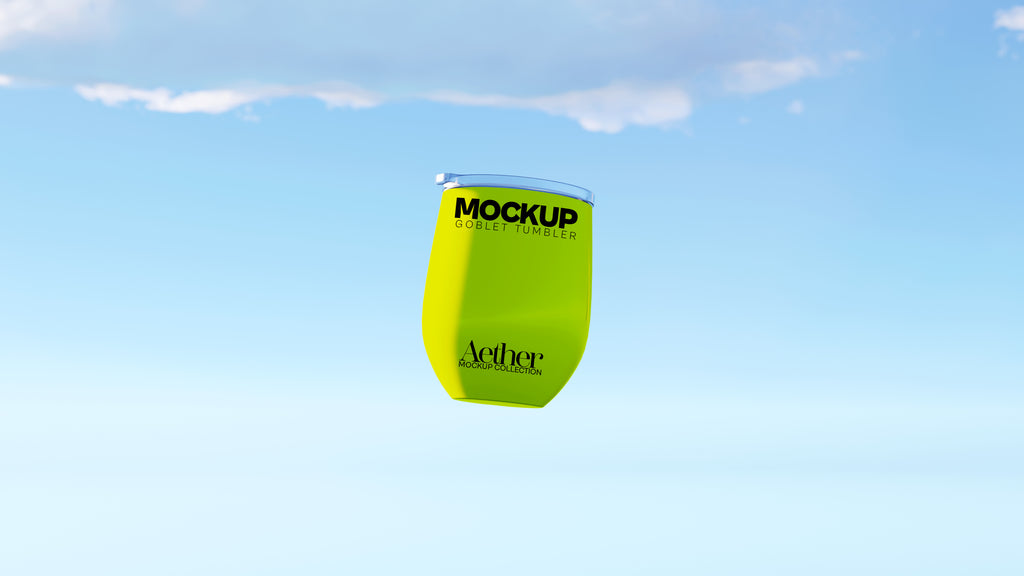 Goblet Tumbler Mockup Bundle – Aether Collection (3 PSD)