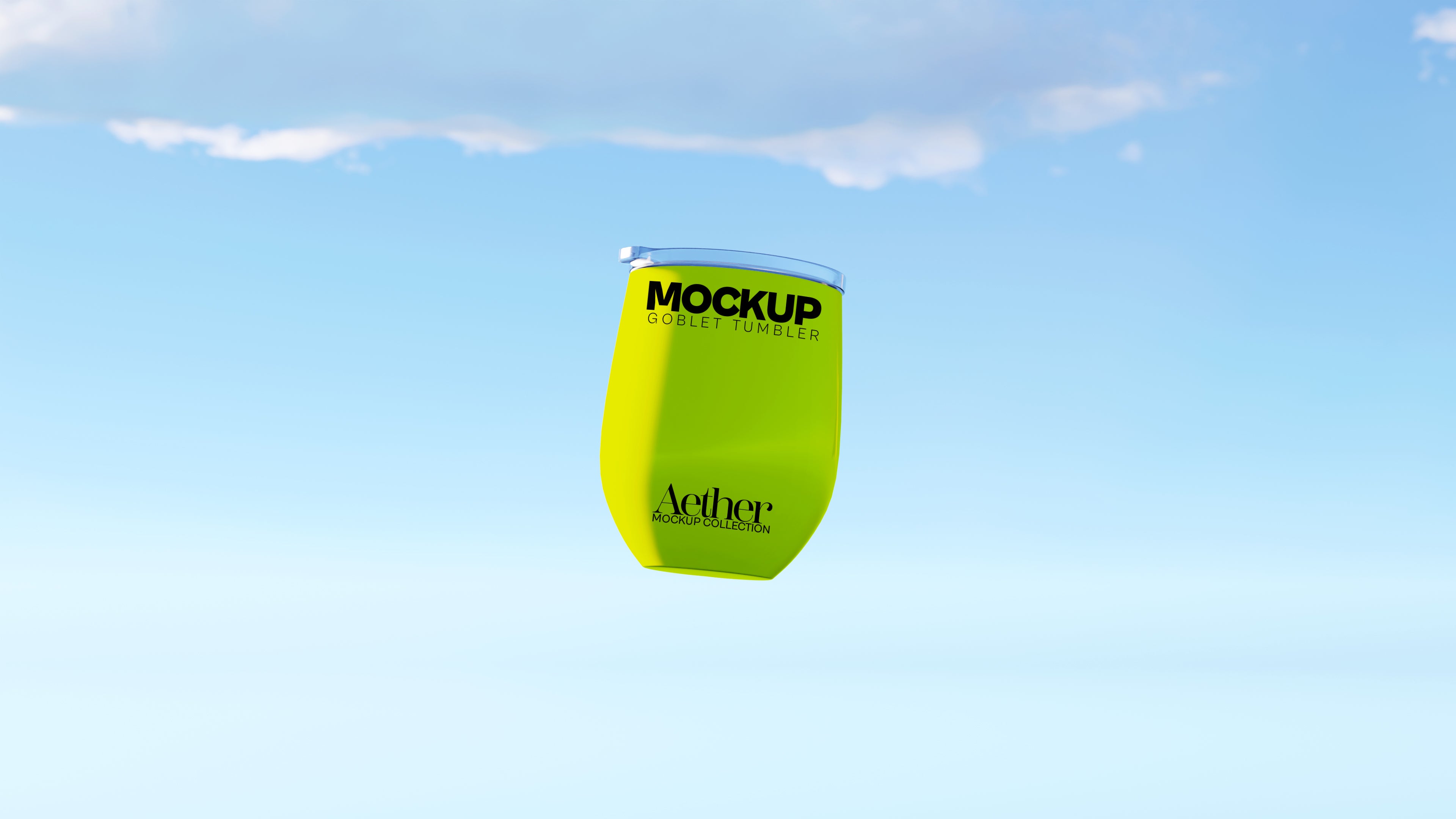 Goblet Tumbler Mockup Bundle – Aether Collection (3 PSD)