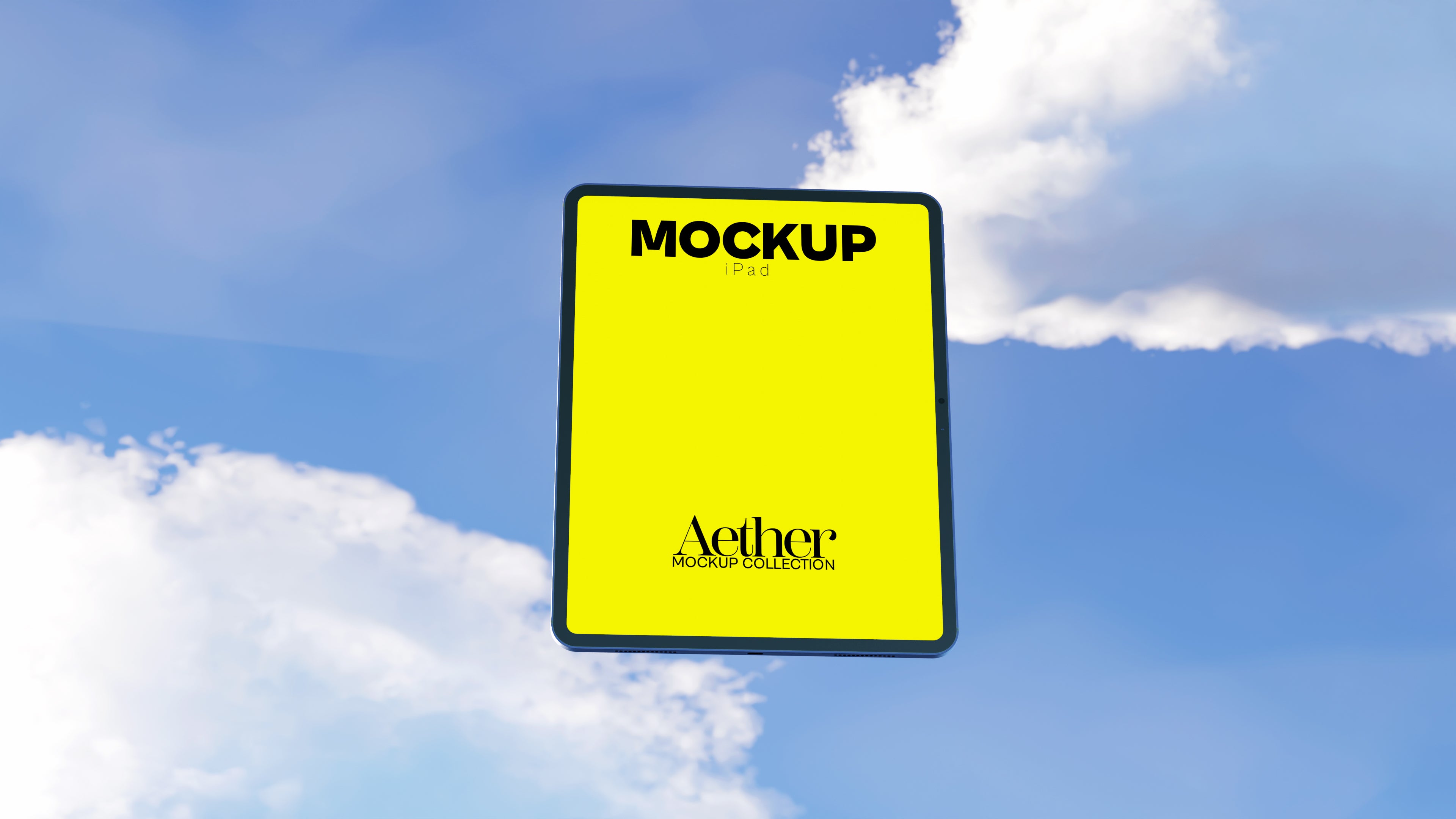 iPad Screen Mockup Bundle – Aether Collection (3 PSD)