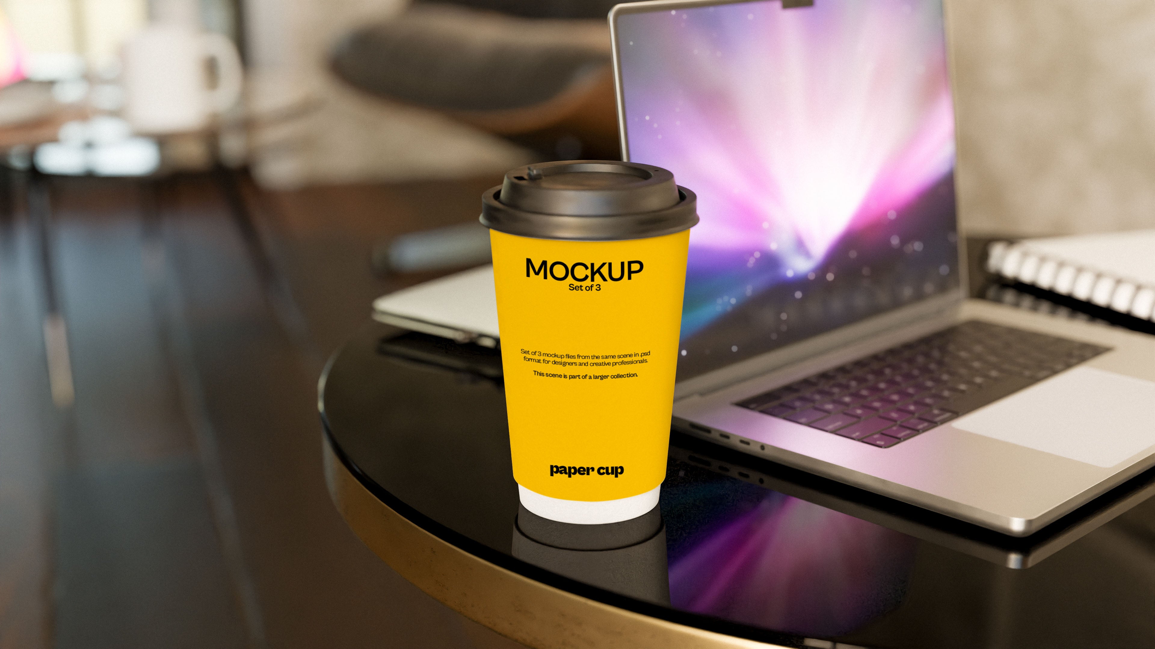 Paper Coffee Cup Mockup Bundle – Polo Collection (3 PSD)