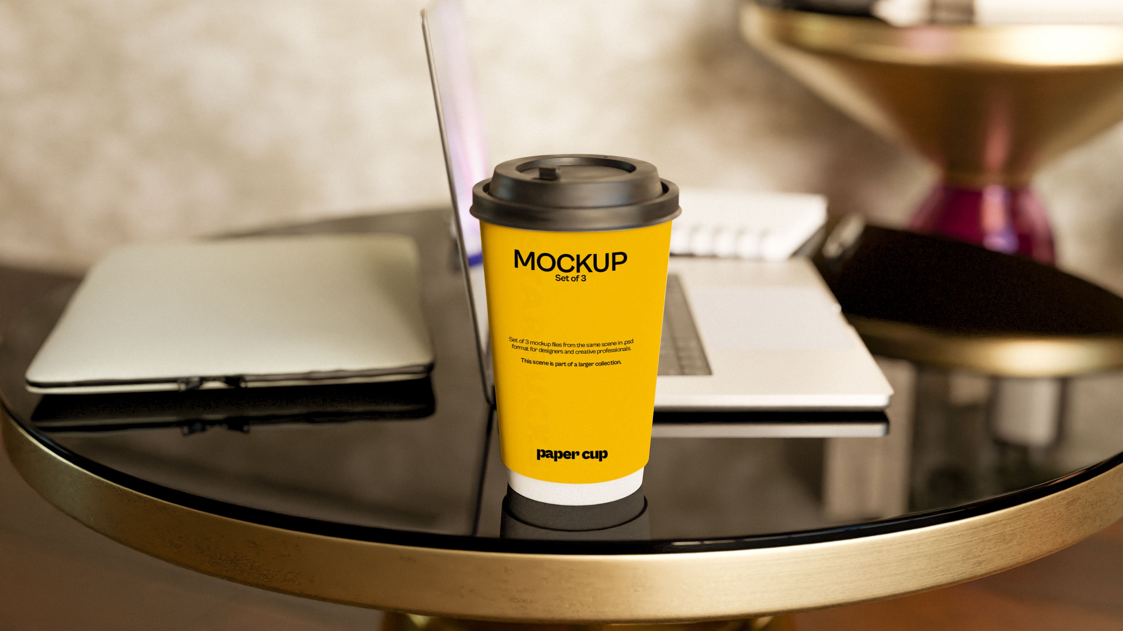 Paper Coffee Cup Mockup Bundle – Polo Collection (3 PSD)