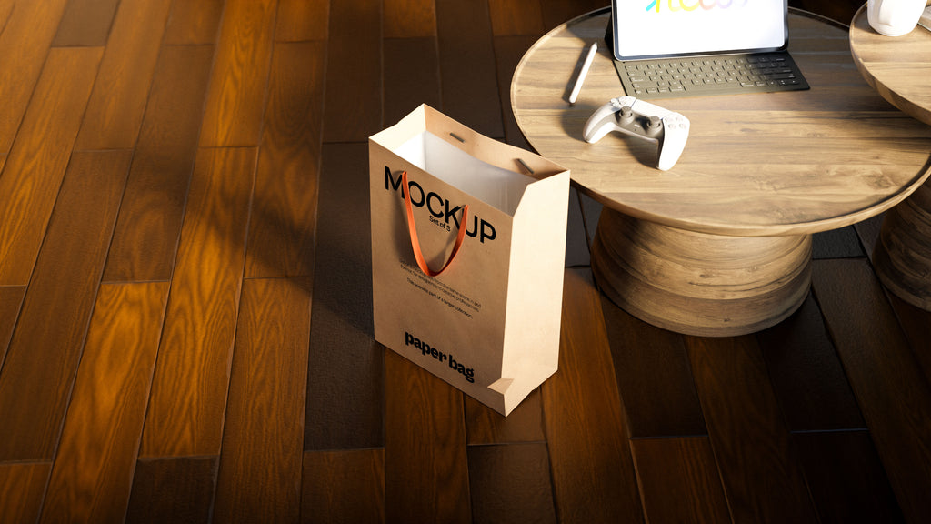 Brown Paper Bag Mockup Bundle – Starbound Collection (3 PSD)