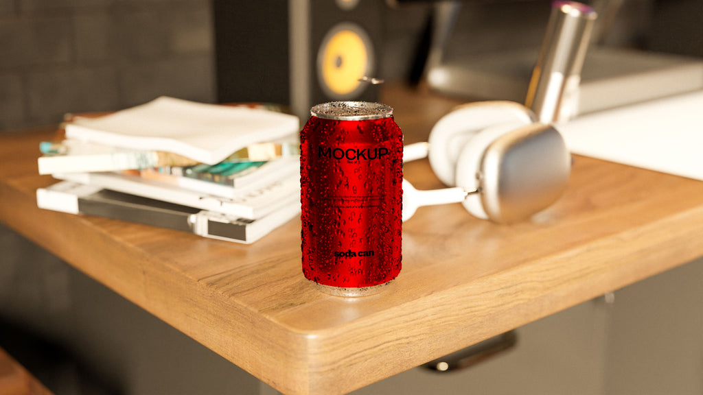 Soda Can Mockup Bundle – Starbound Collection (3 PSD)