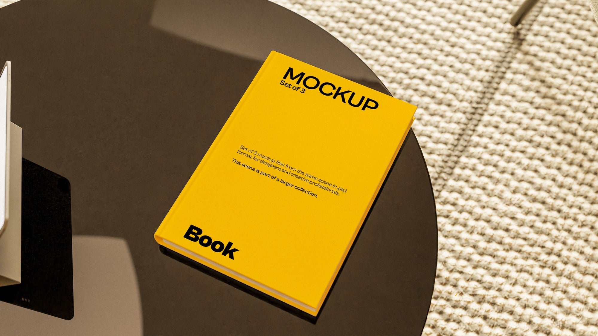 Book Cover Mockup Bundle – Halcyon Collection (3 PSD)