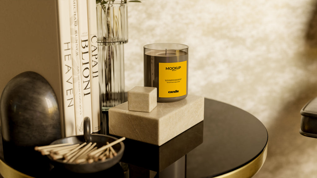Candle Label Mockup Bundle – Polo Collection (3 PSD)