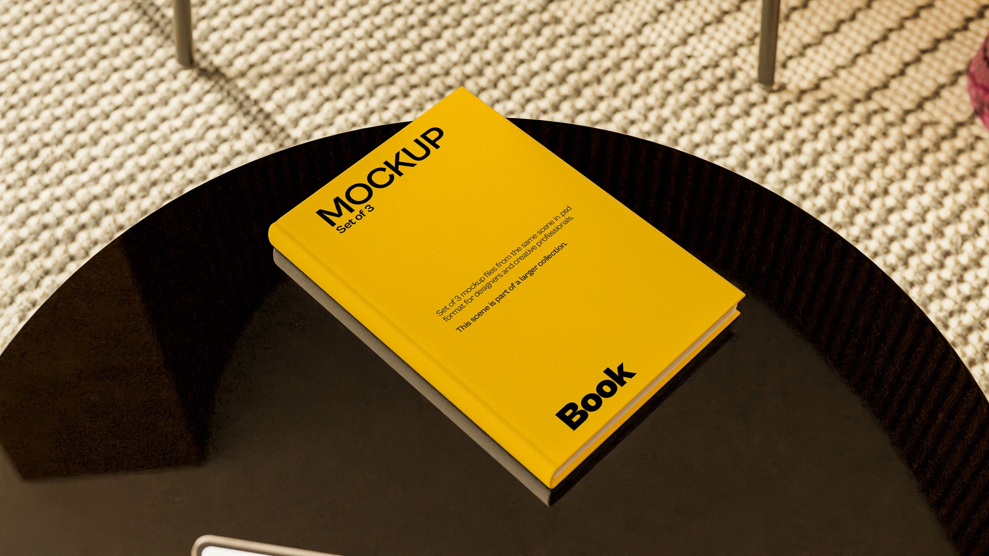 Book Cover Mockup Bundle – Halcyon Collection (3 PSD)