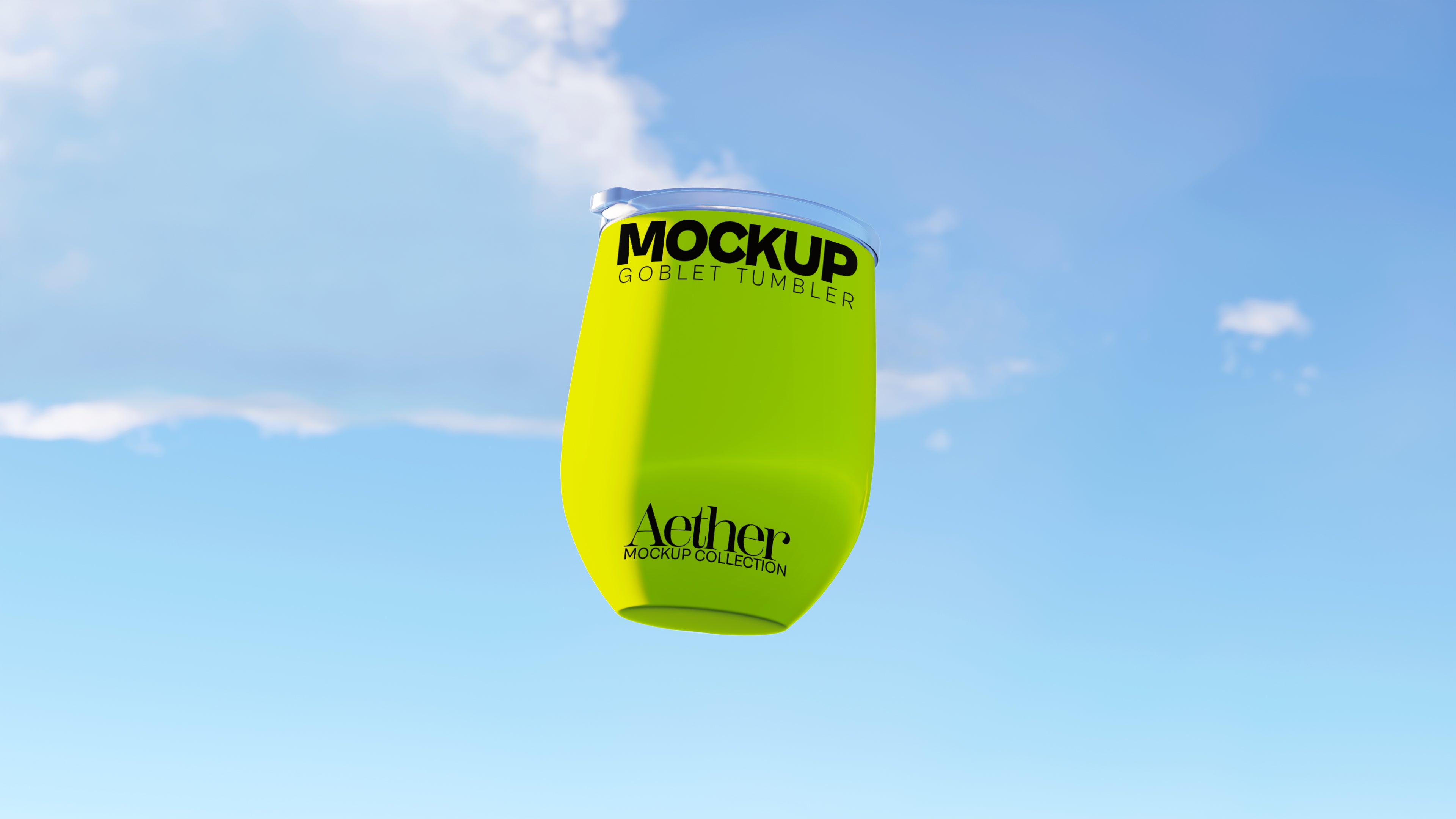Goblet Tumbler Mockup Bundle – Aether Collection (3 PSD)