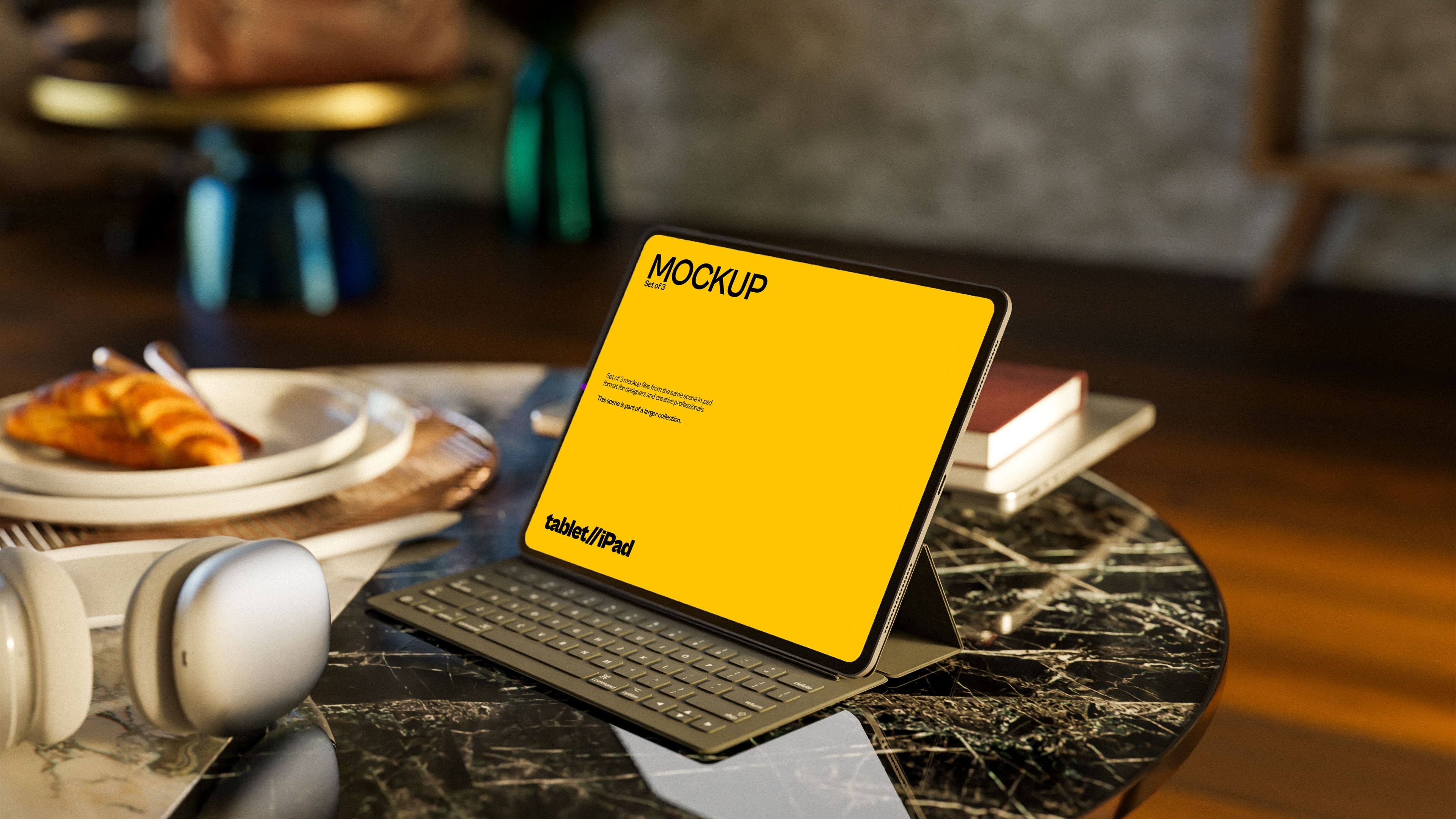 iPad Screen Mockup Bundle – Polo Collection (3 PSD)