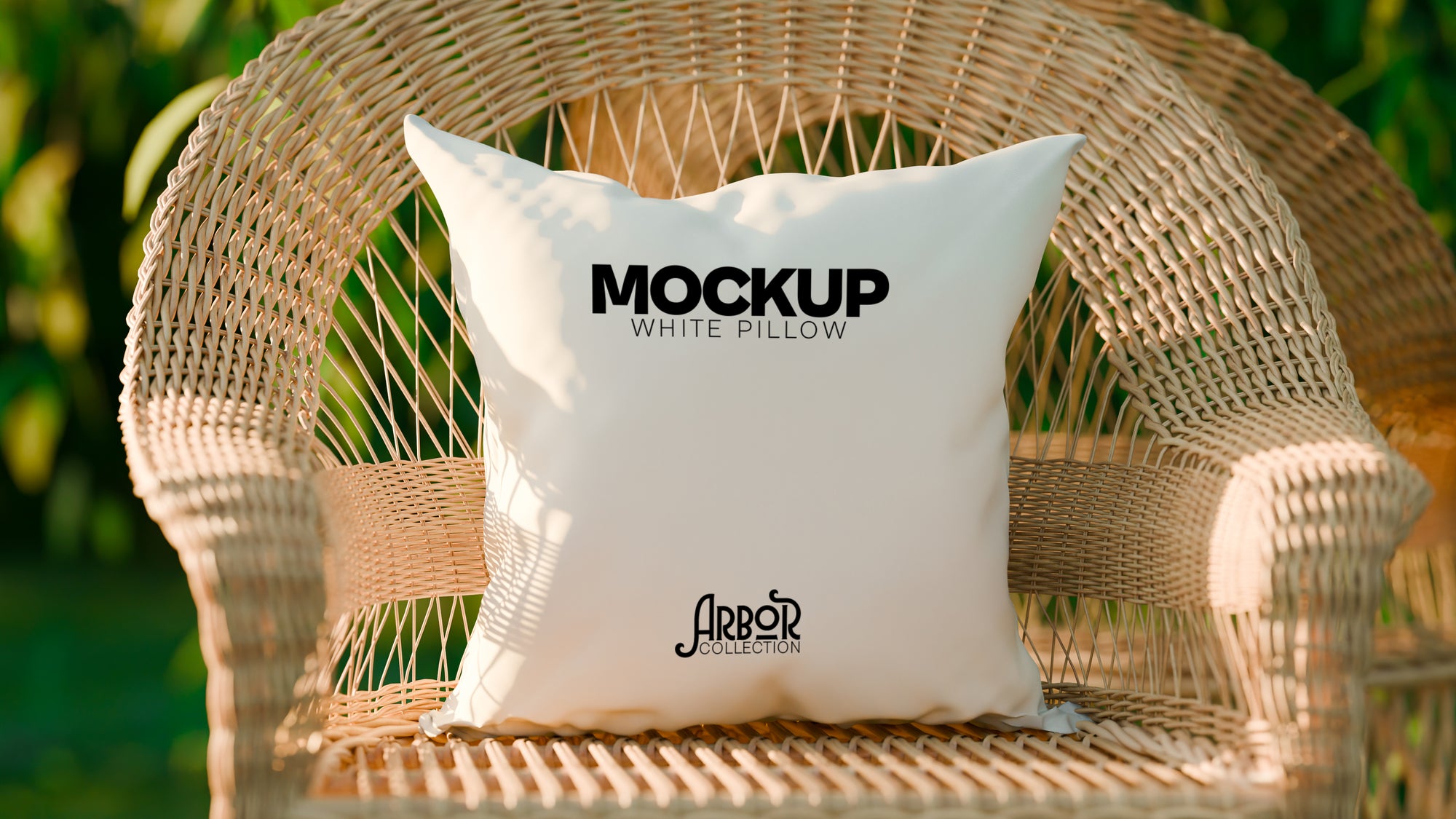 White Throw Pillow Mockup Bundle – Arbor Collection (3 PSD)