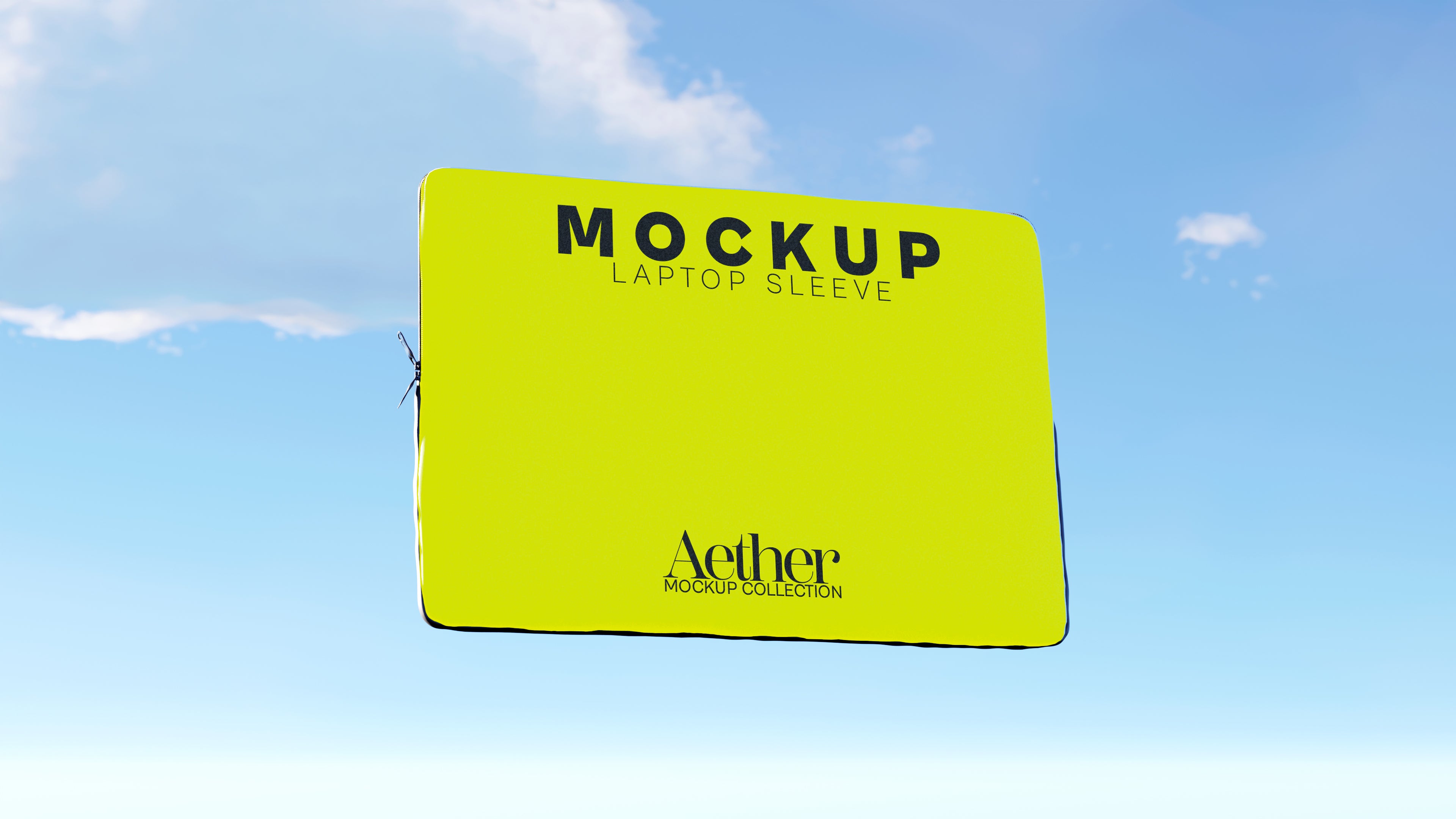 Laptop Sleeve Mockup Bundle – Aether Collection (3 PSD)