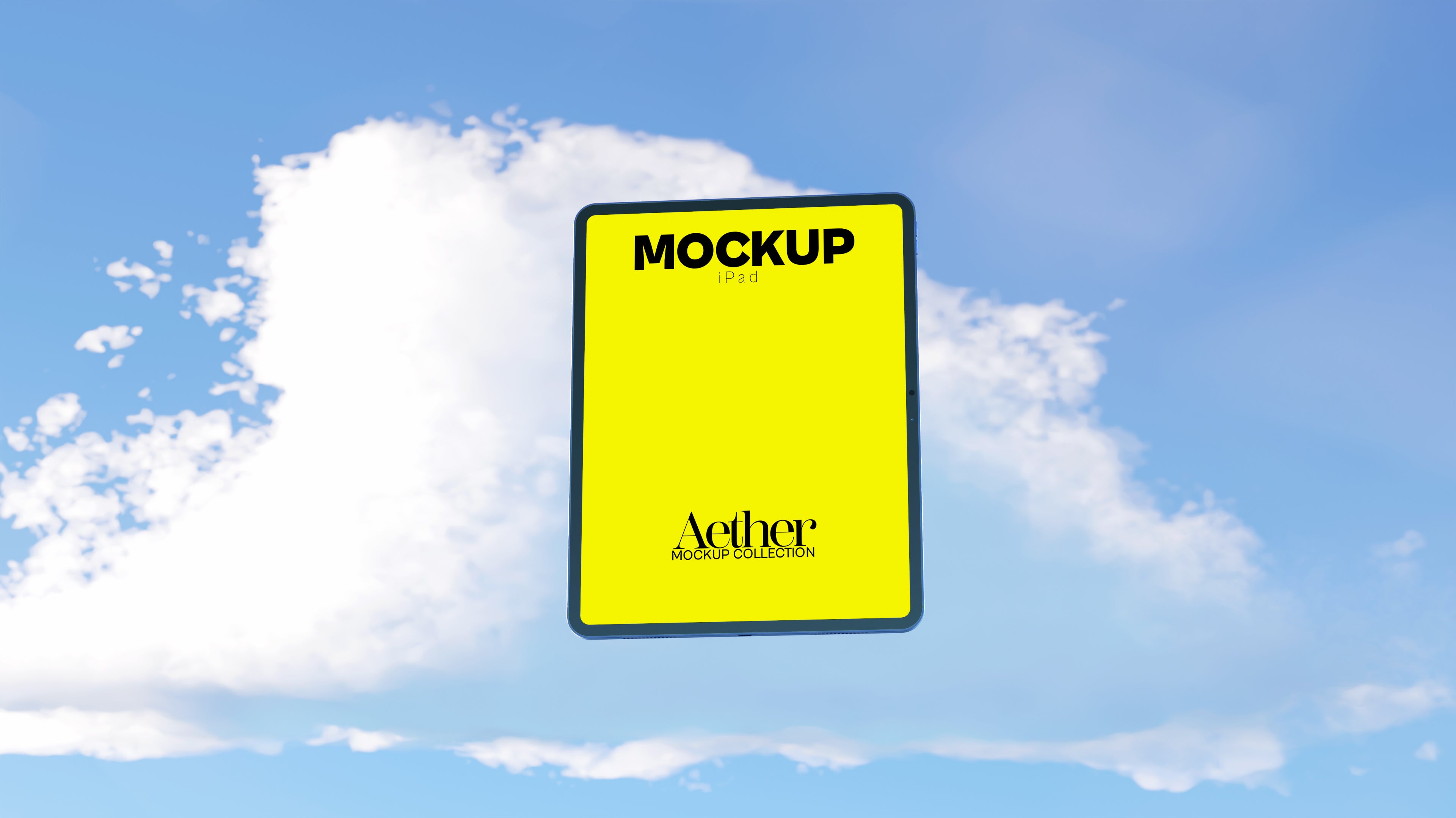 iPad Screen Mockup Bundle – Aether Collection (3 PSD)