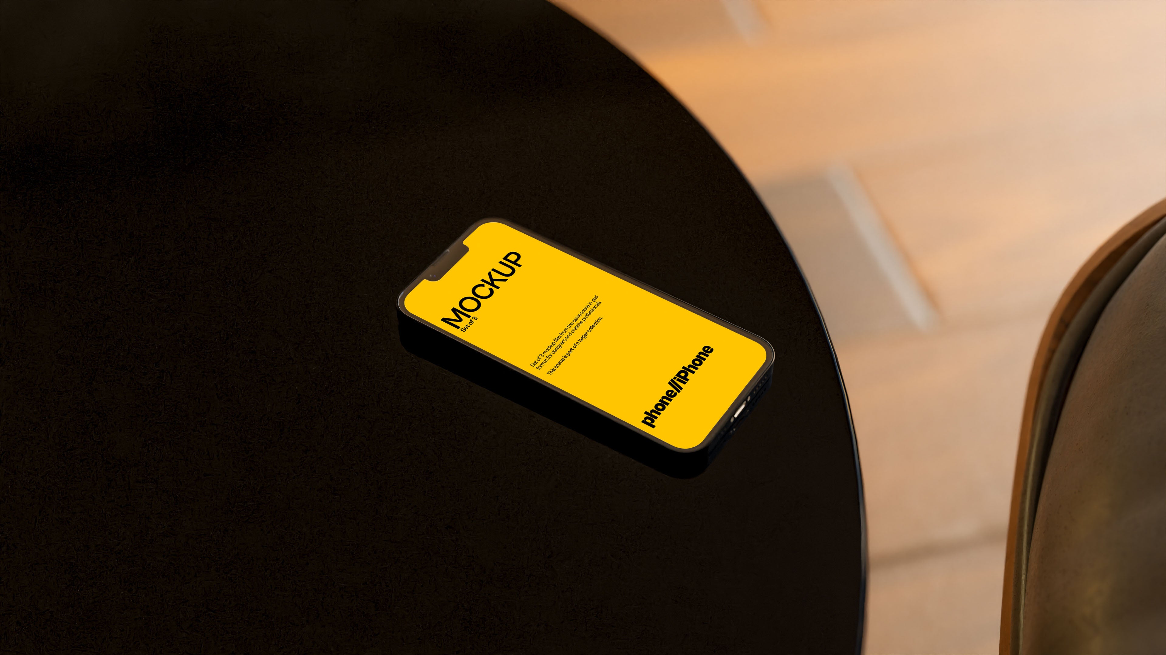 iPhone Screen Mockup Bundle – Polo Collection (3 PSD)