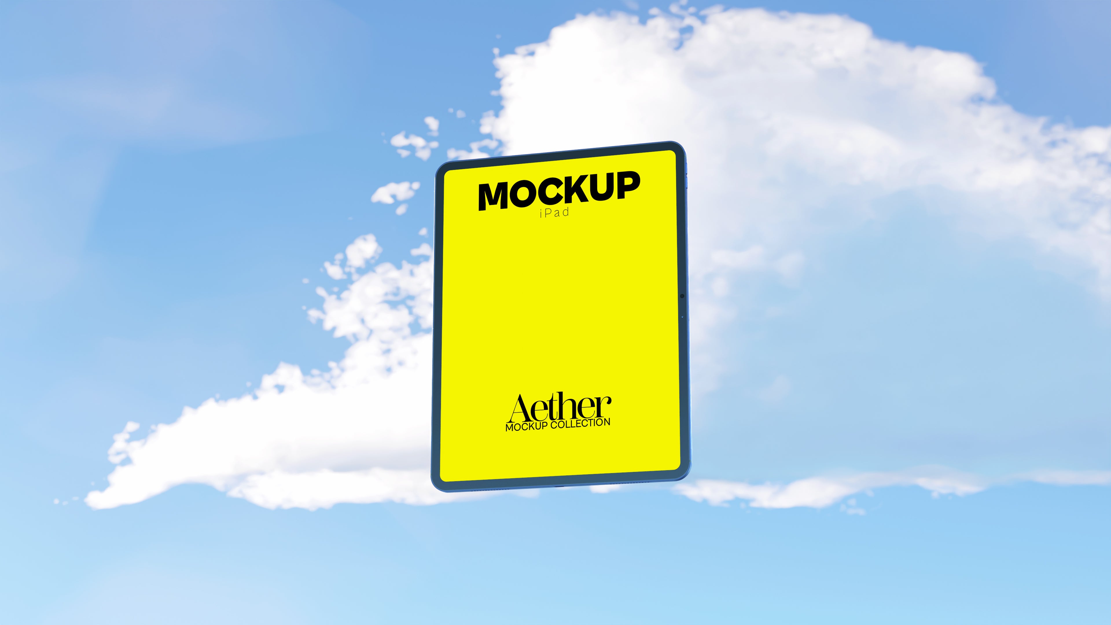 iPad Screen Mockup Bundle – Aether Collection (3 PSD)