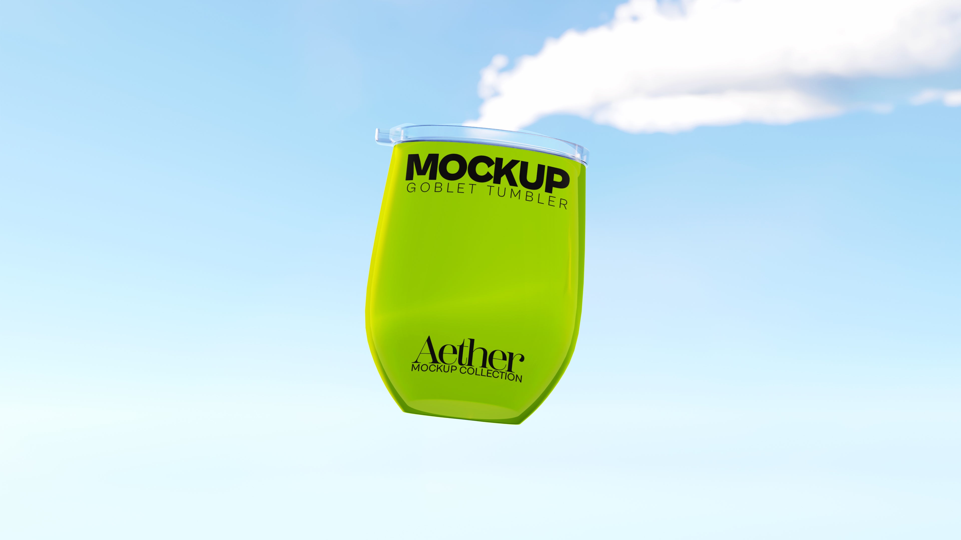 Goblet Tumbler Mockup Bundle – Aether Collection (3 PSD)