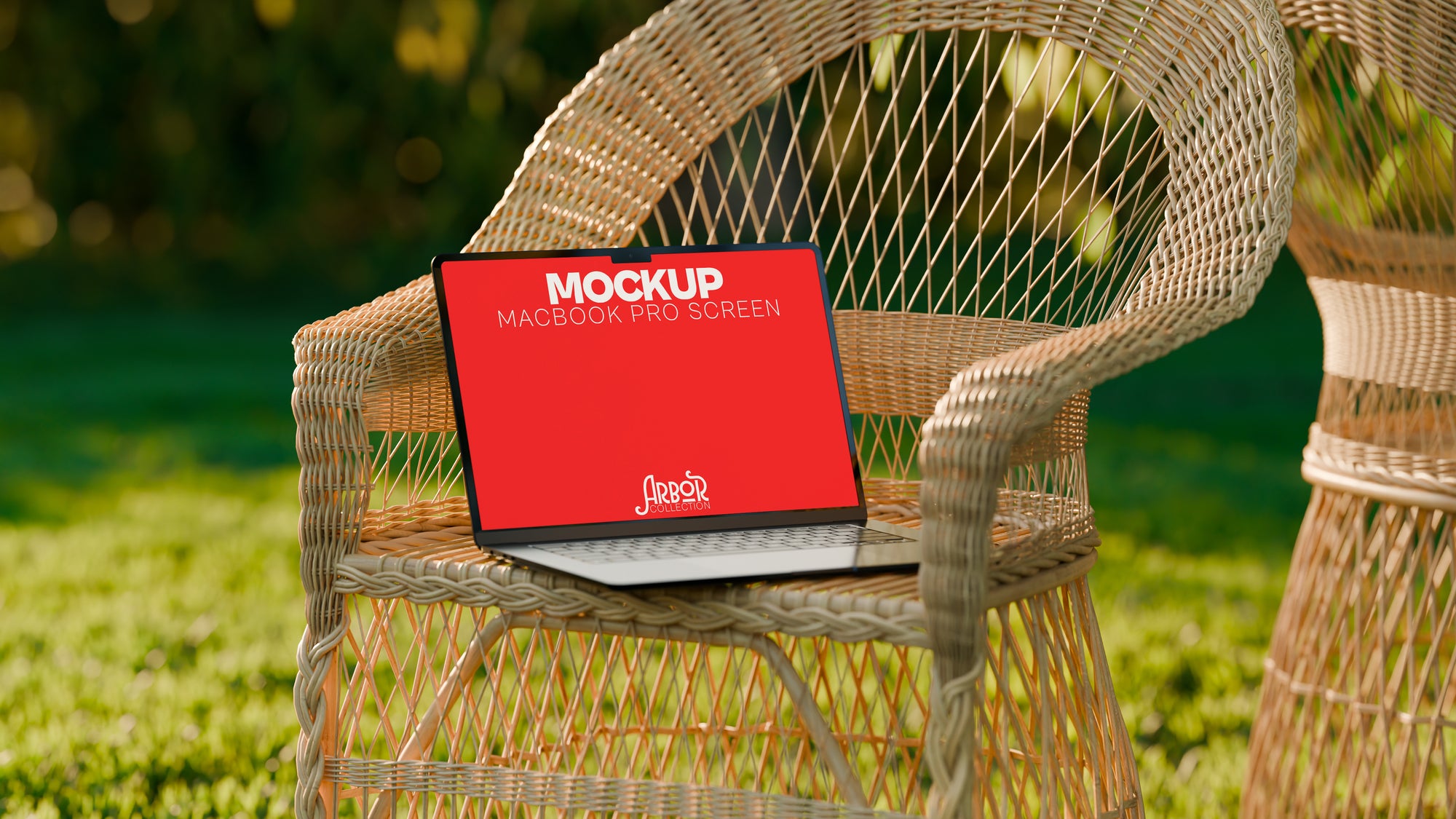 MacBook Screen Mockup Bundle – Arbor Collection (4 PSD)