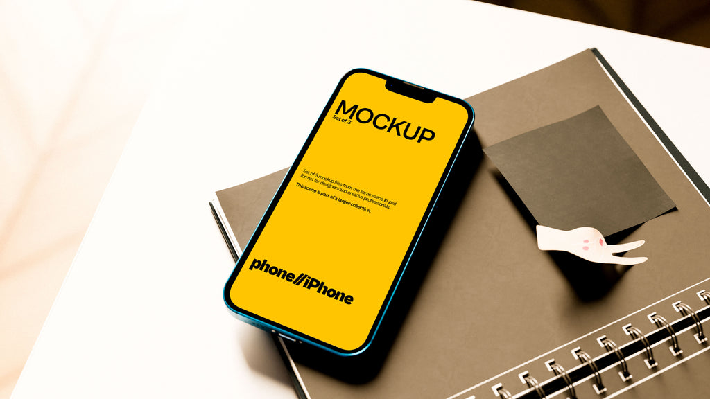 iPhone Screen Mockup Bundle – 3 PSDs in Relaxed Coastal Scene | Waves and Wheels Collection